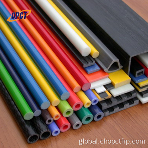 FRP Pultruded Frp fiberglass reinforce plastic round rod Factory